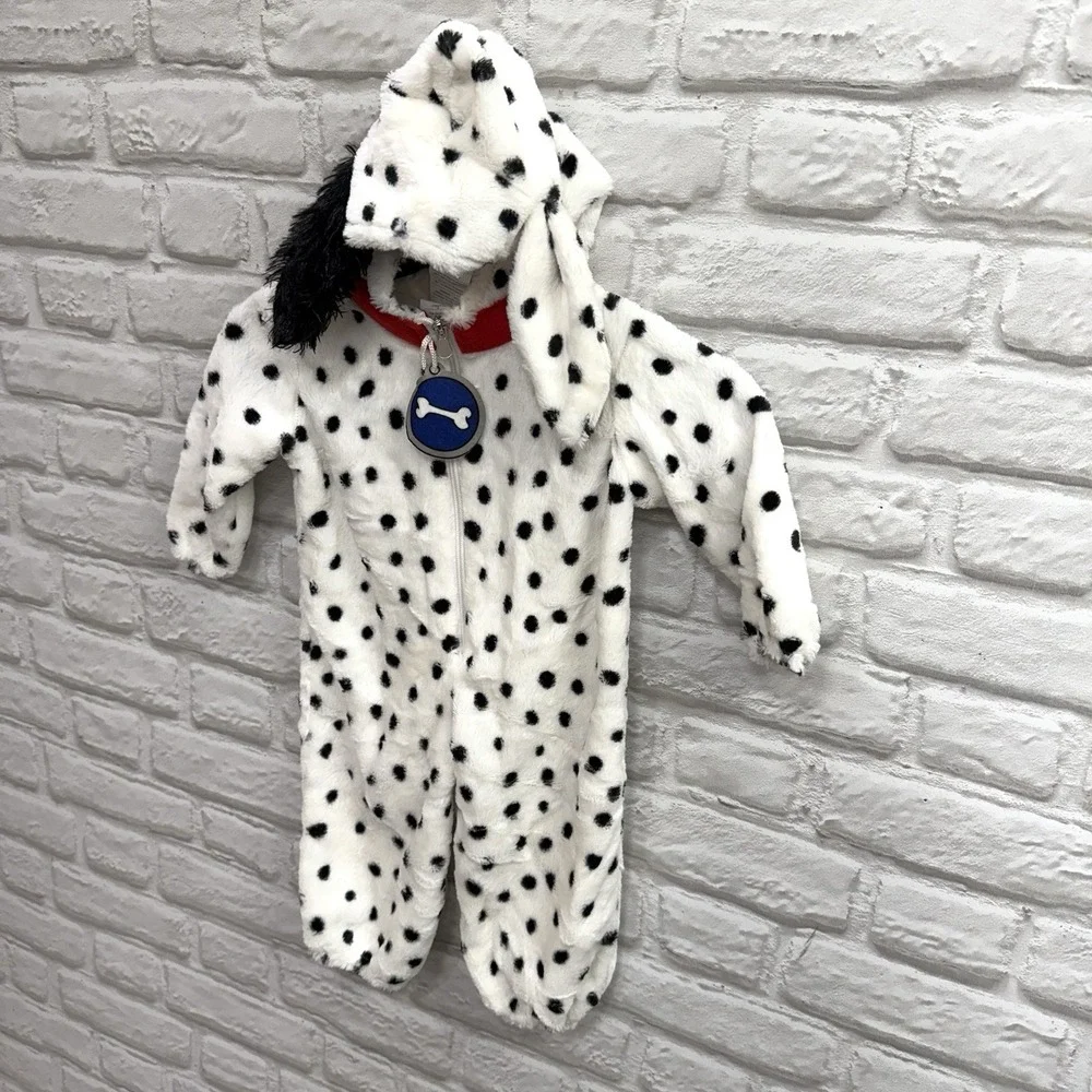Dalmatian Puppy Halloween Costume 12/18 Month Halloween Bodysuit Warm Ships Fast